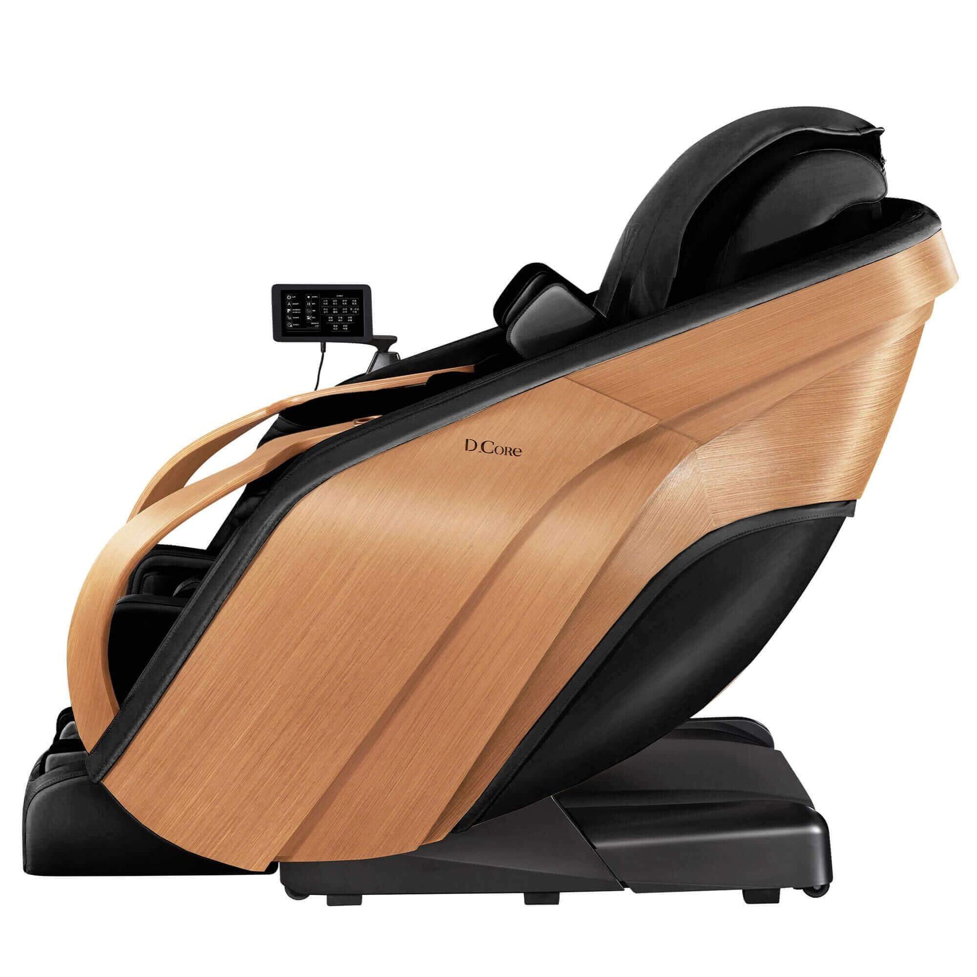 DCore 2 - Made in Japan Ultra Premium Massage Chair w/ Oak Side Panels - D.Core Massage Chairs