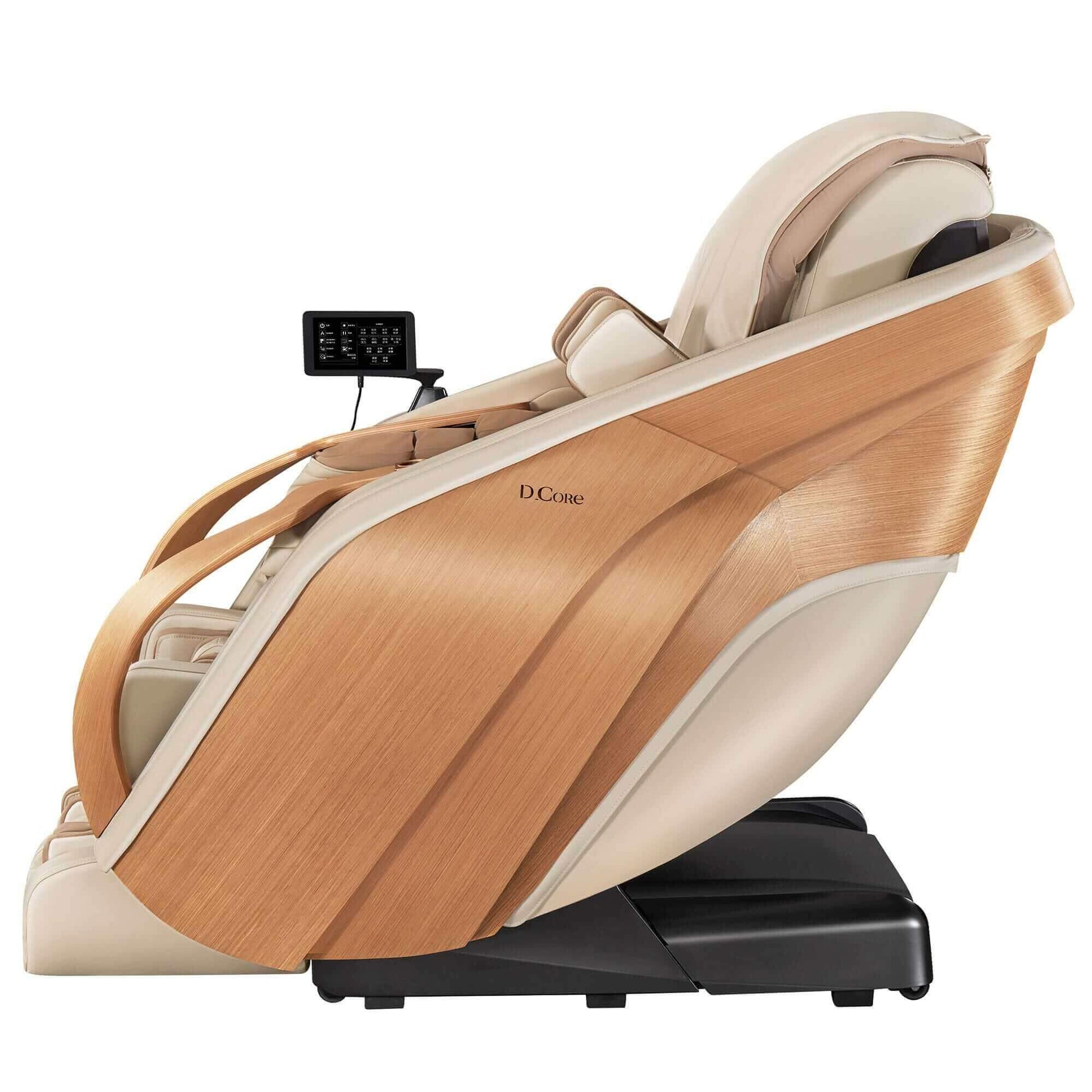 DCore 2 - Made in Japan Ultra Premium Massage Chair w/ Oak Side Panels - Synca Massage Chair